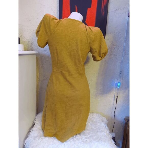 EUC Size XXS Texture & Thread Puff-Sleeve Dress From Madewell - Picture 2 of 4